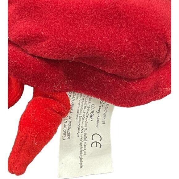 Disney Little Mermaid Sebastian Plush Beanbag Toy - Picture 2 of 7